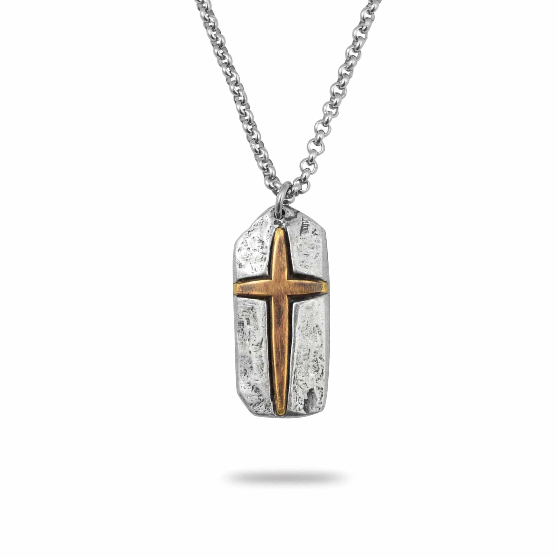Mixed Metal Cross | Inspiring Sobriety & Johnny LTD