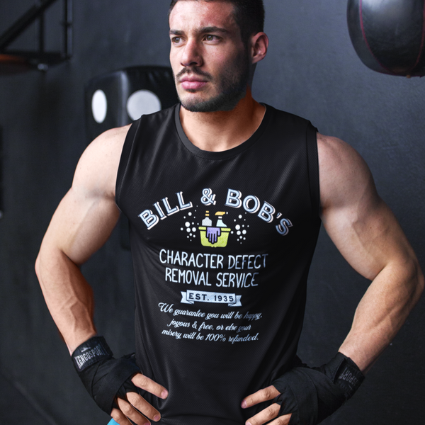 Mens Recovery Tank | Inspiring Sobriety |  Bill & Bob's Character Defect Removal Service
