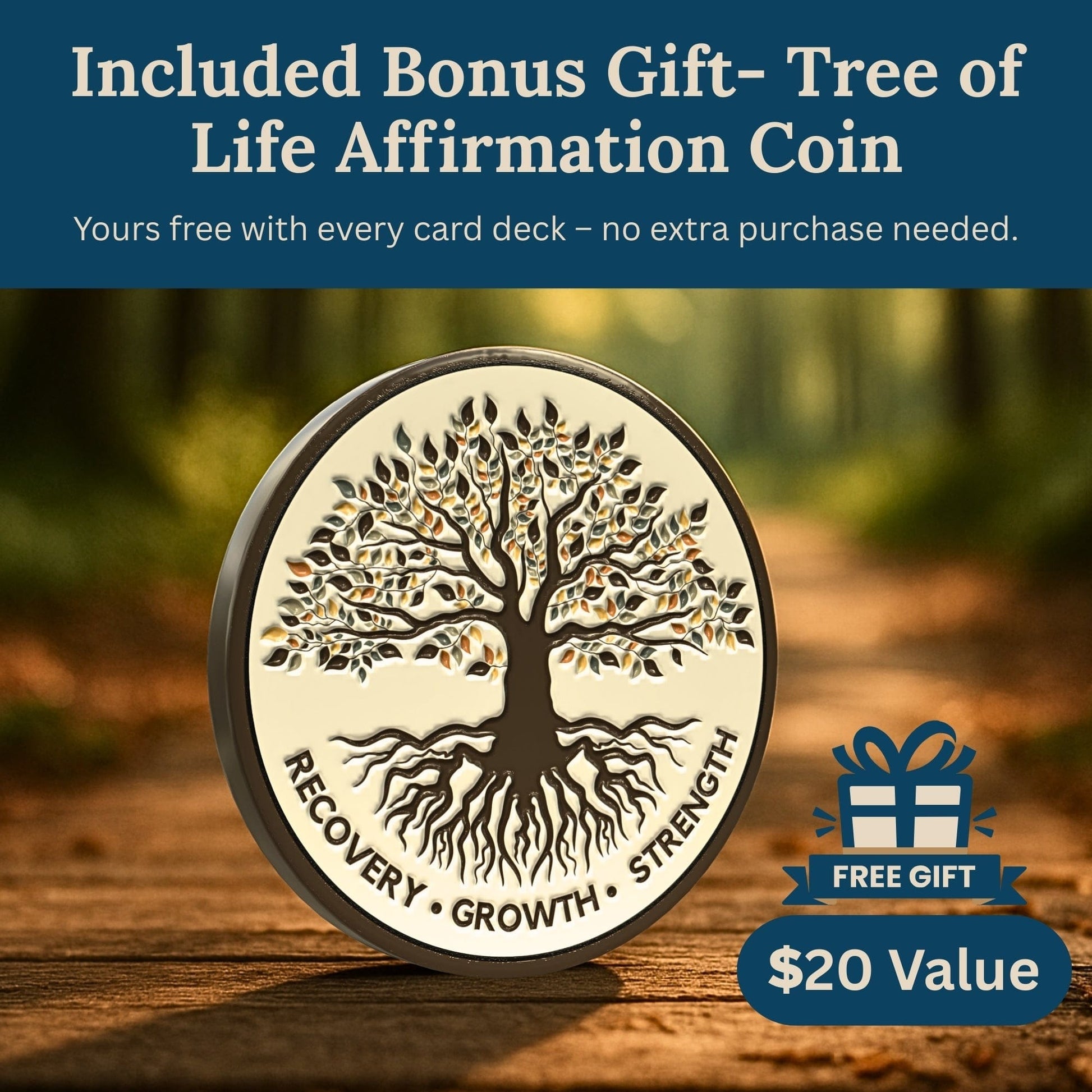 Recovery Affirmation Card Deck- Gift Set