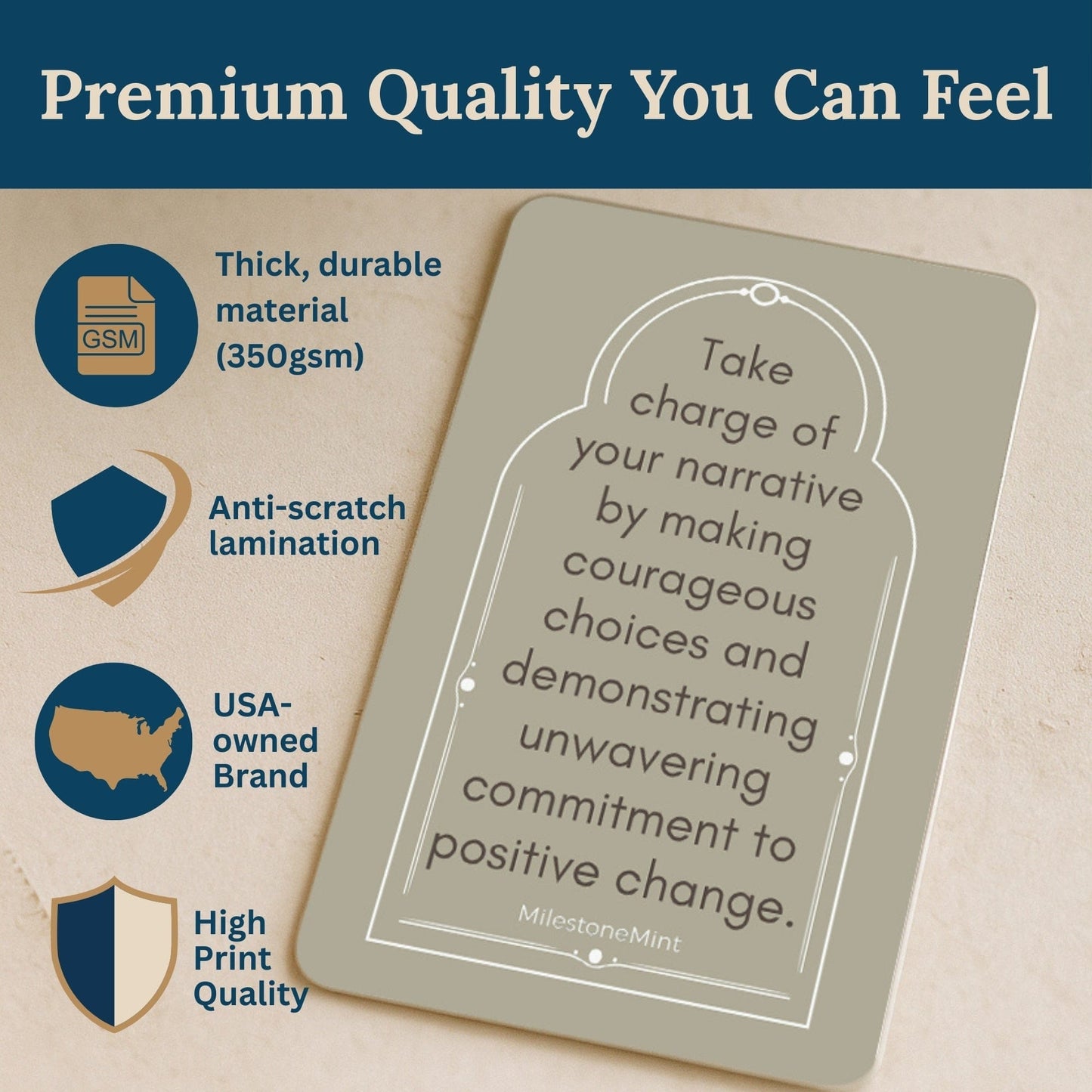 Recovery Affirmation Card Deck- Gift Set