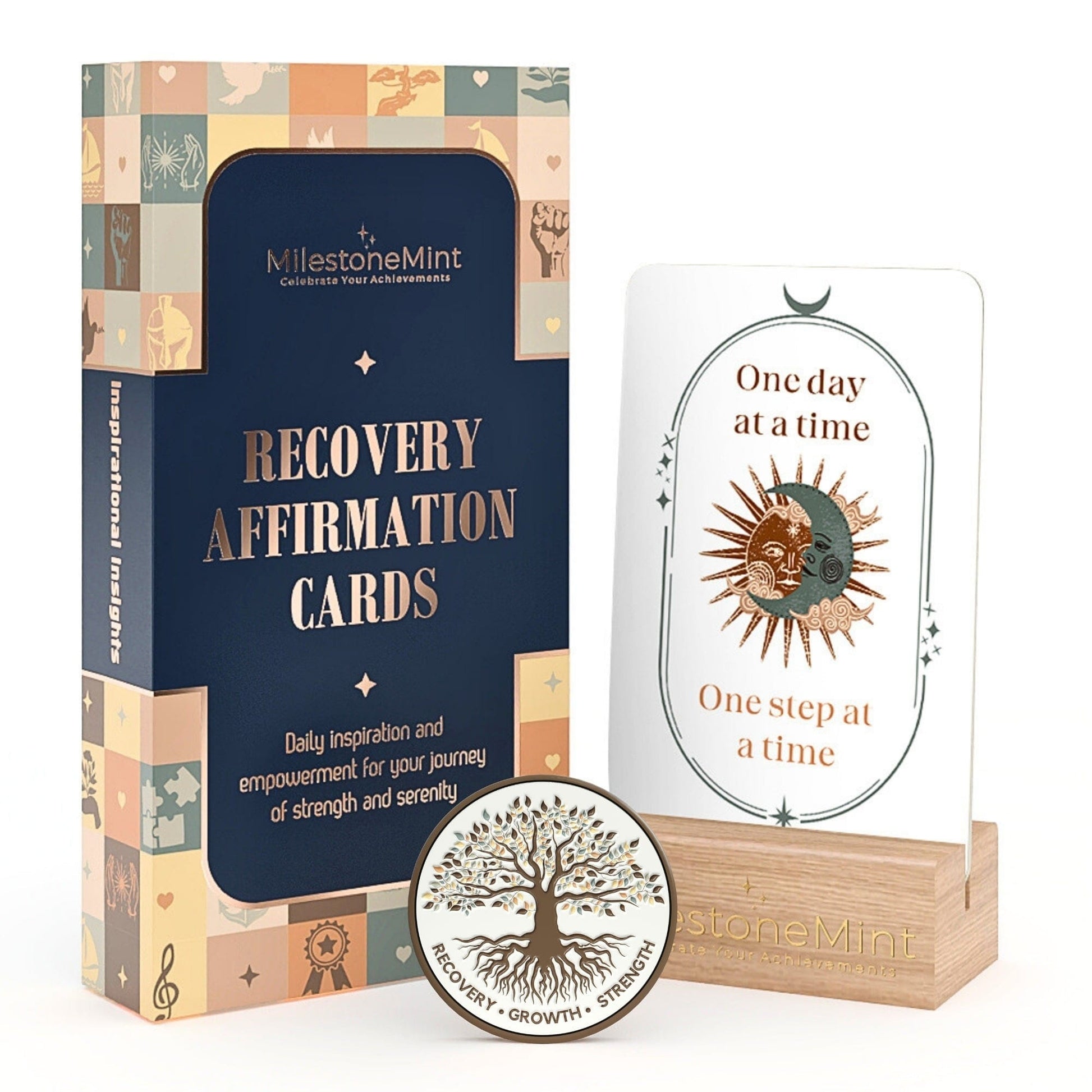 Recovery Affirmation Card Deck- Gift Set