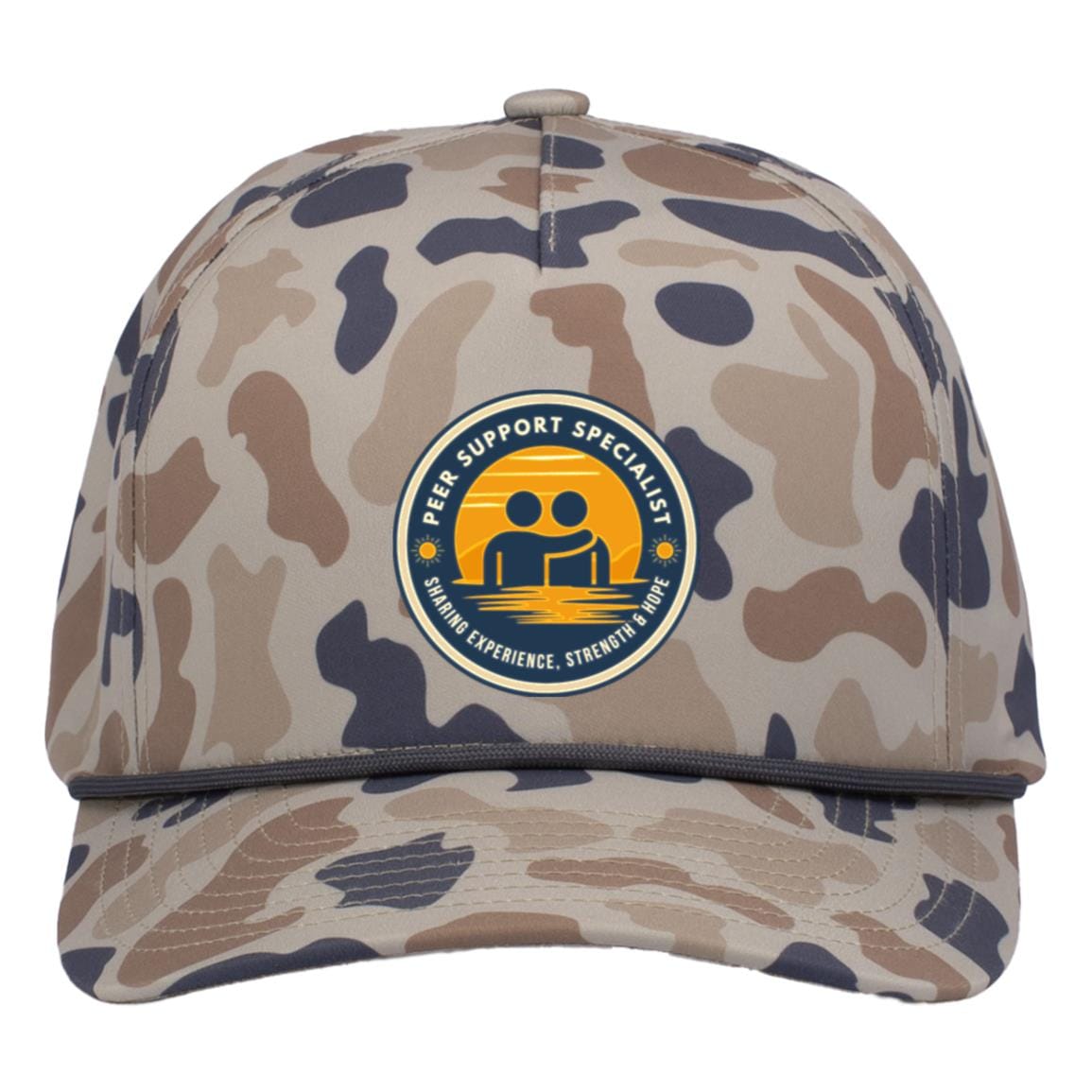 Recovery Camo Trucker Hat | Inspiring Sobriety | Peer Support Specialist
