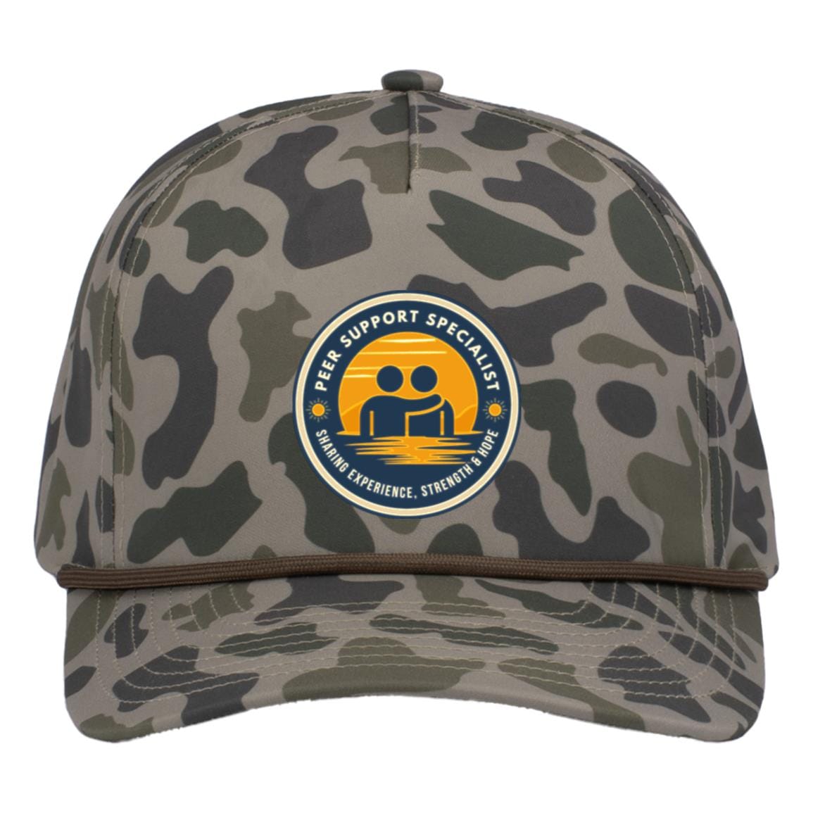 Recovery Camo Trucker Hat | Inspiring Sobriety | Peer Support Specialist