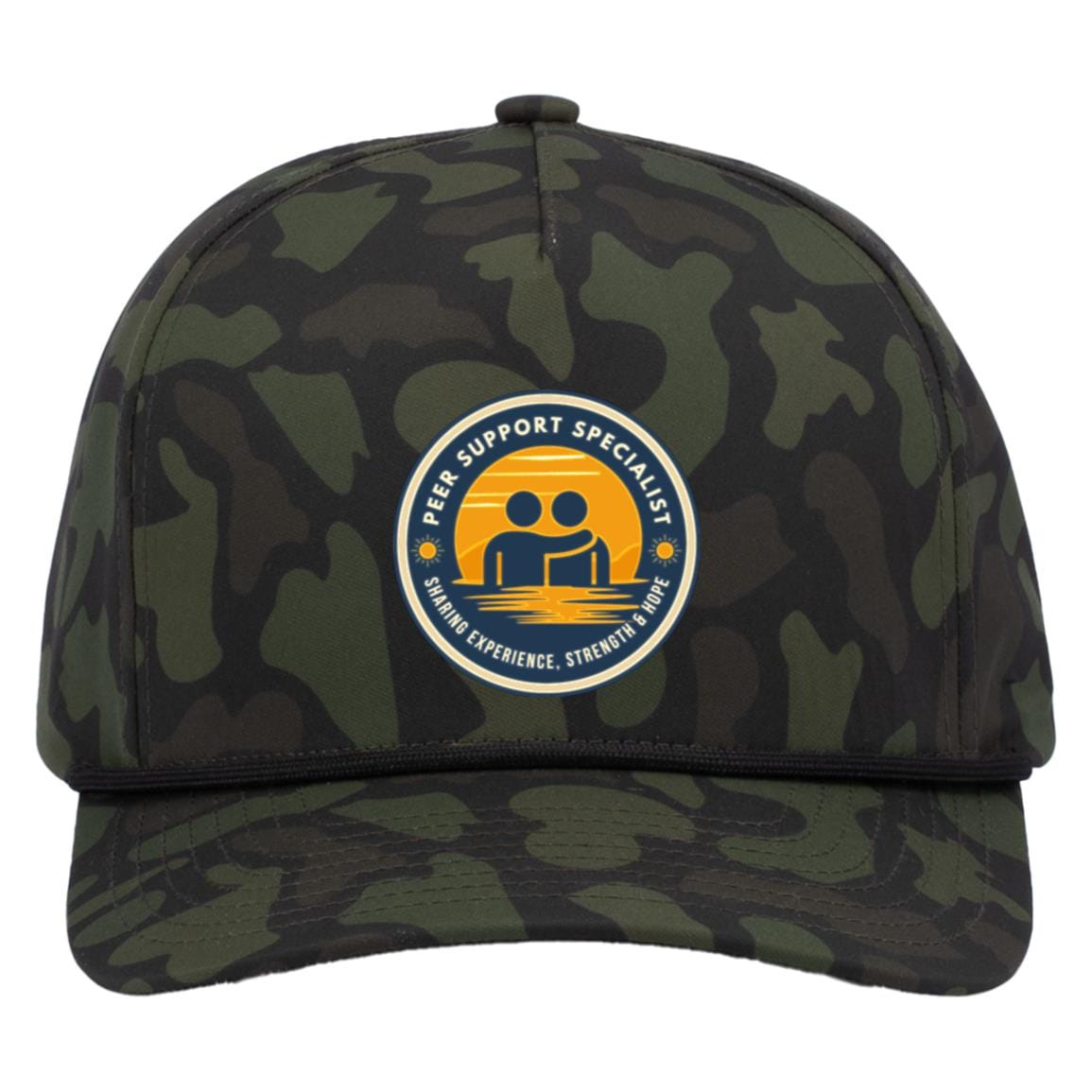 Recovery Camo Trucker Hat | Inspiring Sobriety | Peer Support Specialist