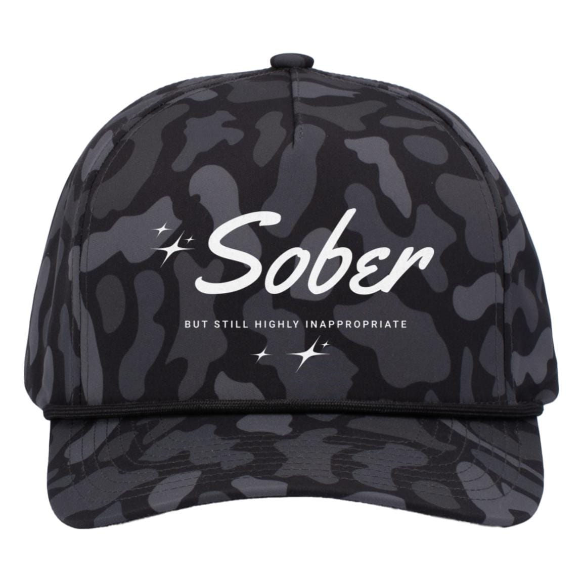 Recovery Camo Trucker Hat | Inspiring Sobriety | Sober But Still Highly Inappropriate