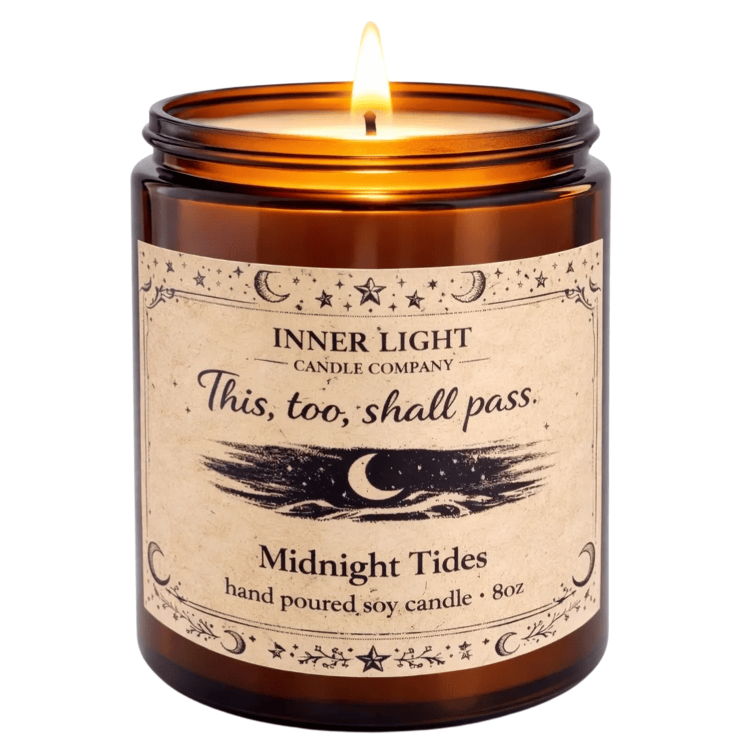 Recovery Candle | Inspiring Sobriety | This Too Shall Pass