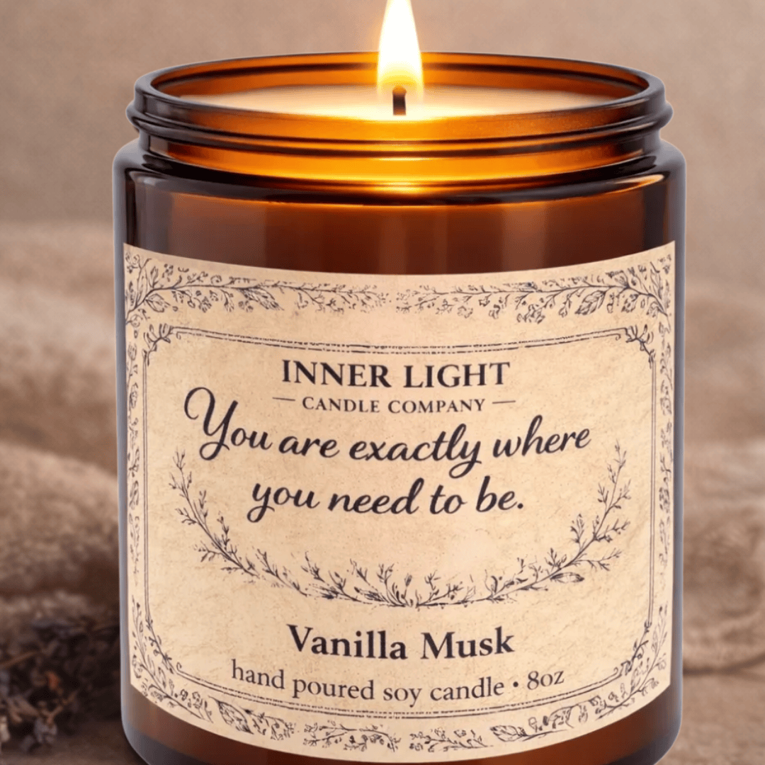 Recovery Candle | Inspiring Sobriety | You Are Exactly Where You Need To Be