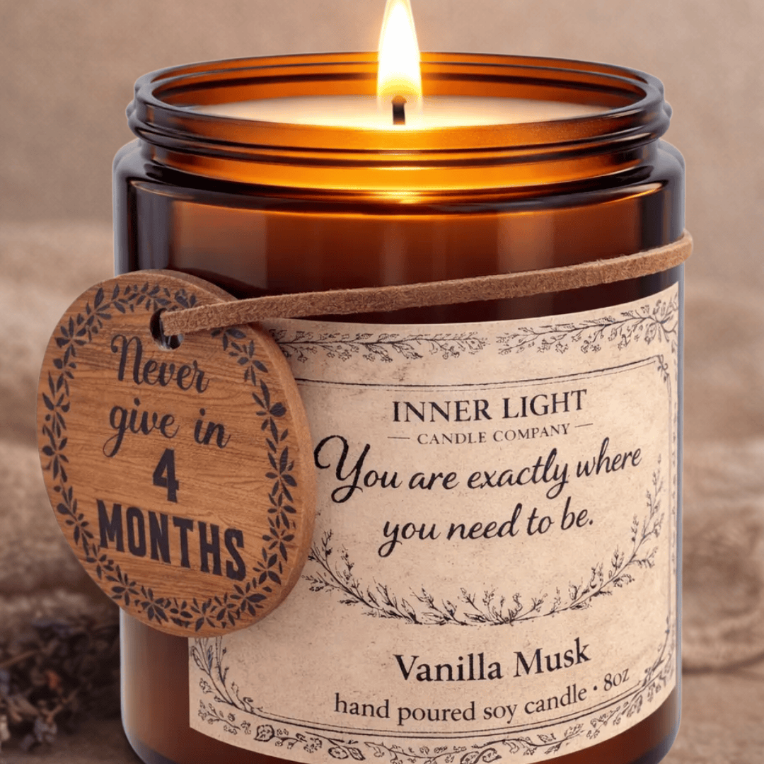 Recovery Candle | Inspiring Sobriety | You Are Exactly Where You Need To Be