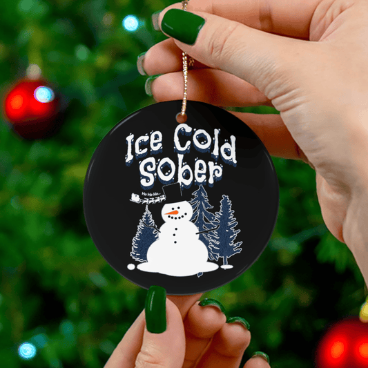 Recovery Christmas Ornament | Inspiring Sobriety |  Ice Cold Sober