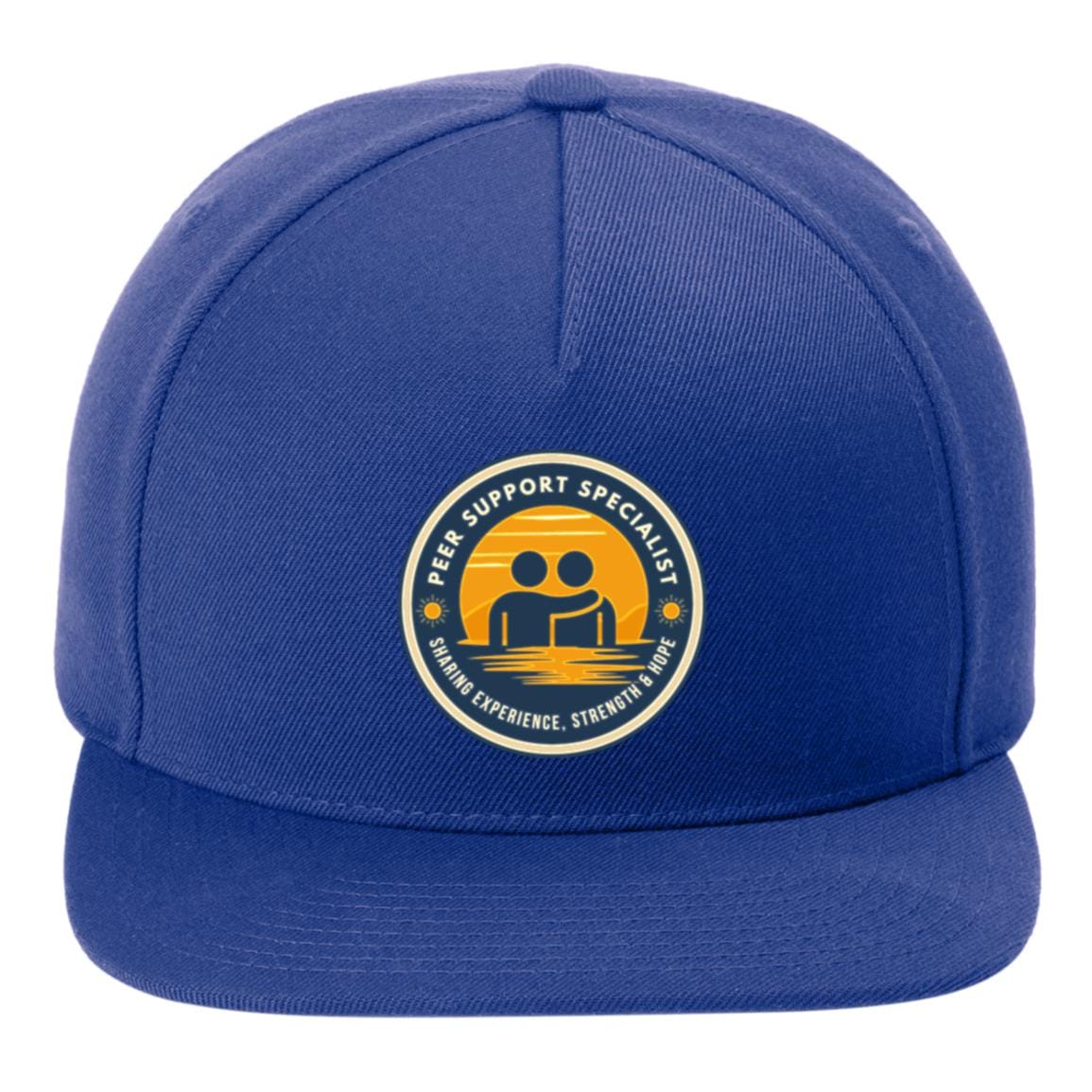 Recovery Flat Bill Snapback Hat | Inspiring Sobriety | Peer Support Specialist