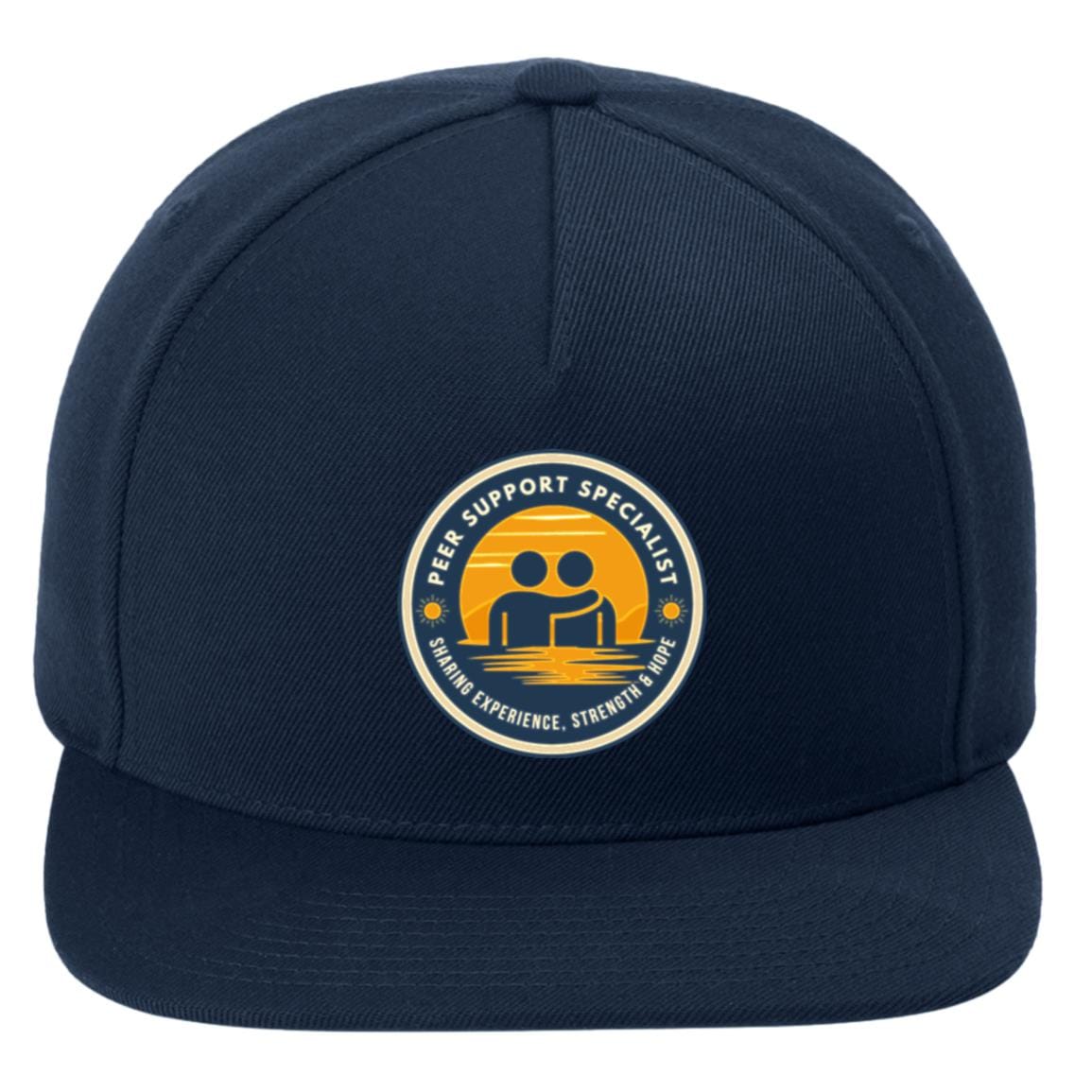 Recovery Flat Bill Snapback Hat | Inspiring Sobriety | Peer Support Specialist
