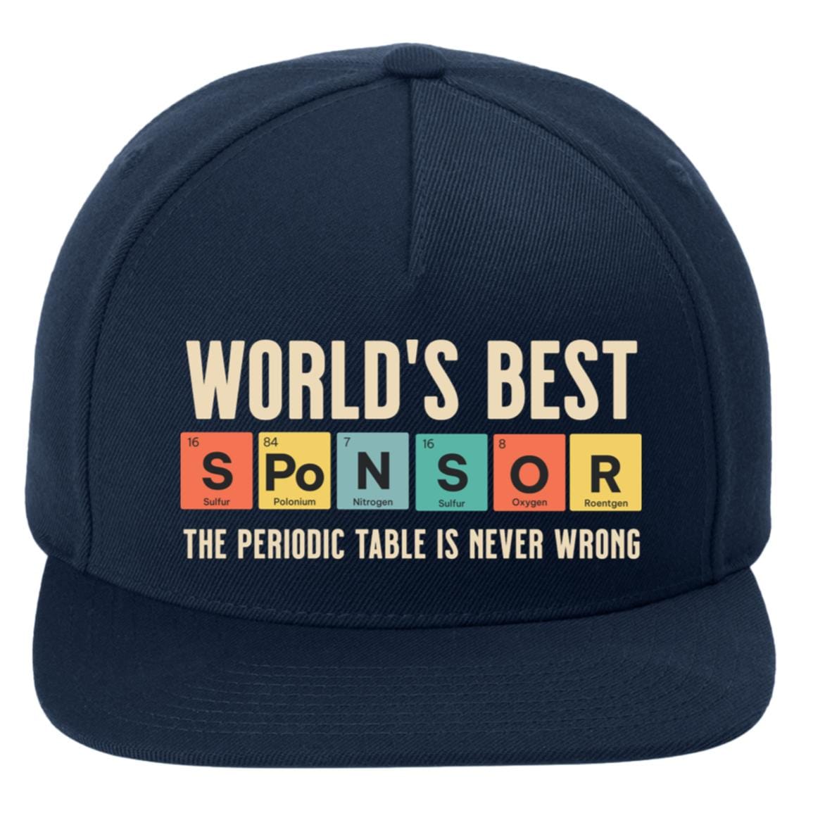 Recovery Flat Bill Snapback Hat | Inspiring Sobriety | Worlds Best Sponsor