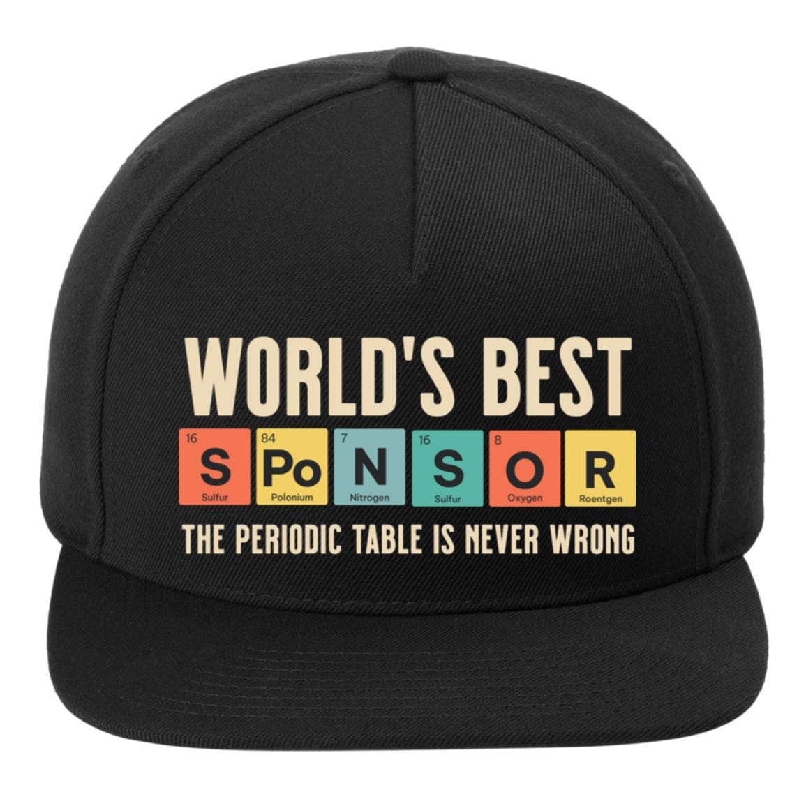 Recovery Flat Bill Snapback Hat | Inspiring Sobriety | Worlds Best Sponsor
