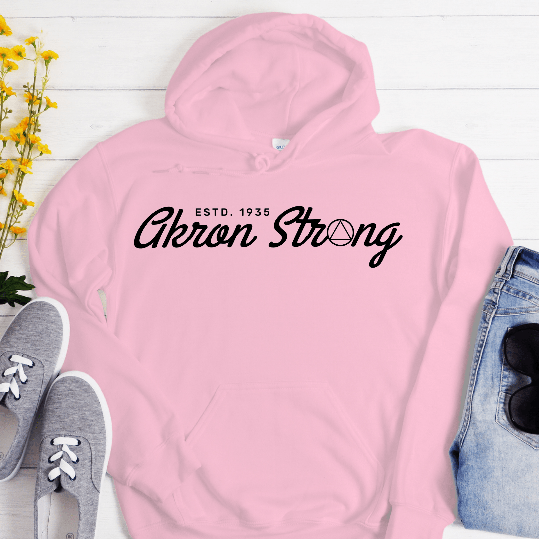 Recovery Hoodie | Inspiring Sobriety |  Akron Strong Est. 1935