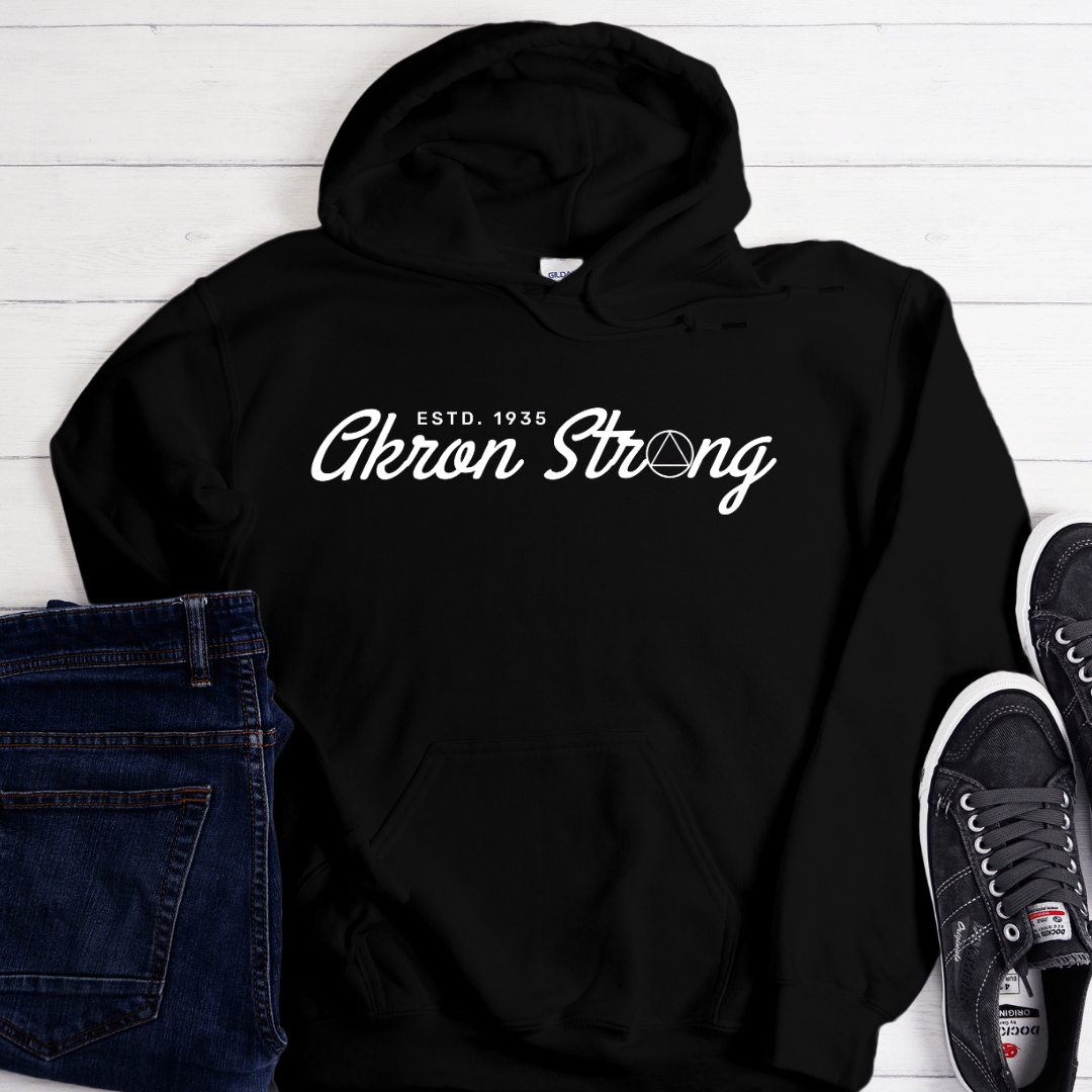 Recovery Hoodie | Inspiring Sobriety |  Akron Strong Est. 1935