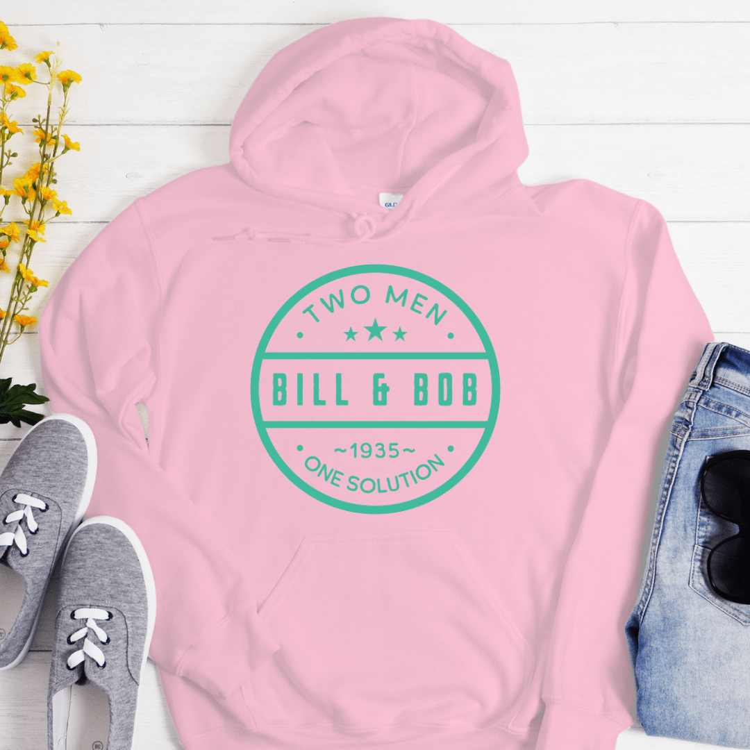 Recovery Hoodie | Inspiring Sobriety |  Bill & Bob - 2 Men, 1 Solution