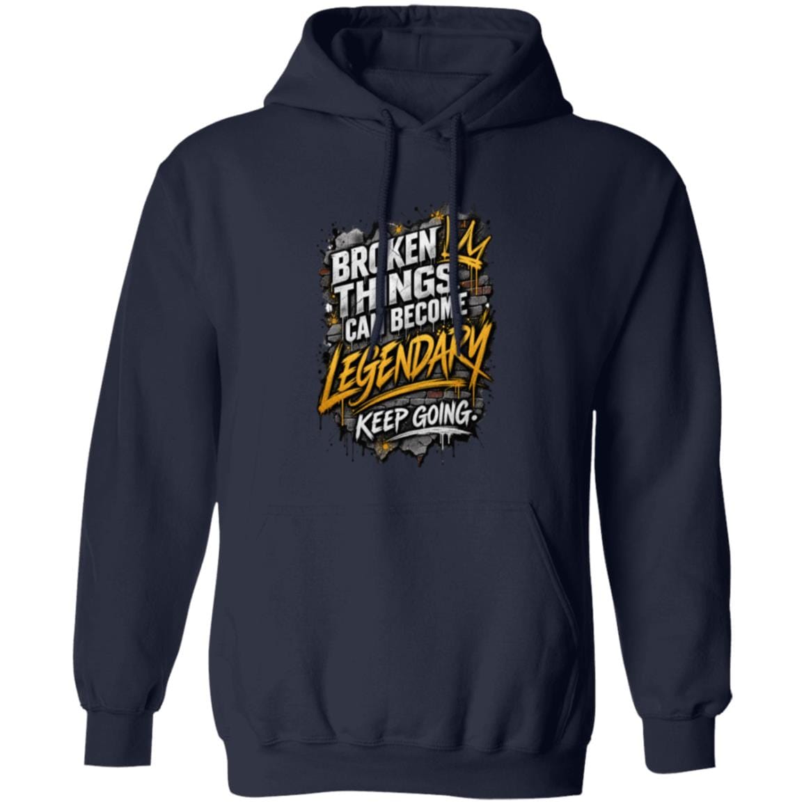 Recovery Hoodie | Inspiring Sobriety |  Broken Things Can Become Legendary