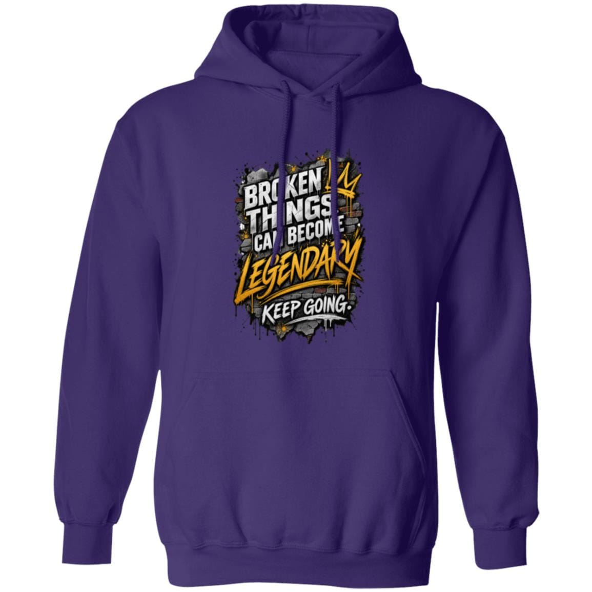 Recovery Hoodie | Inspiring Sobriety |  Broken Things Can Become Legendary