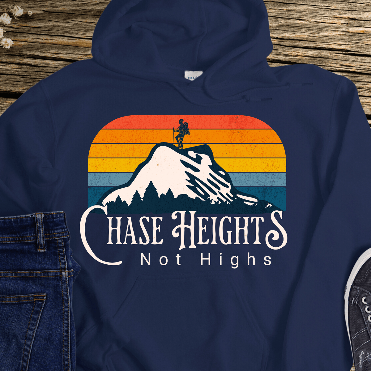 Recovery Hoodie | Inspiring Sobriety | Chase Heights, Not Highs
