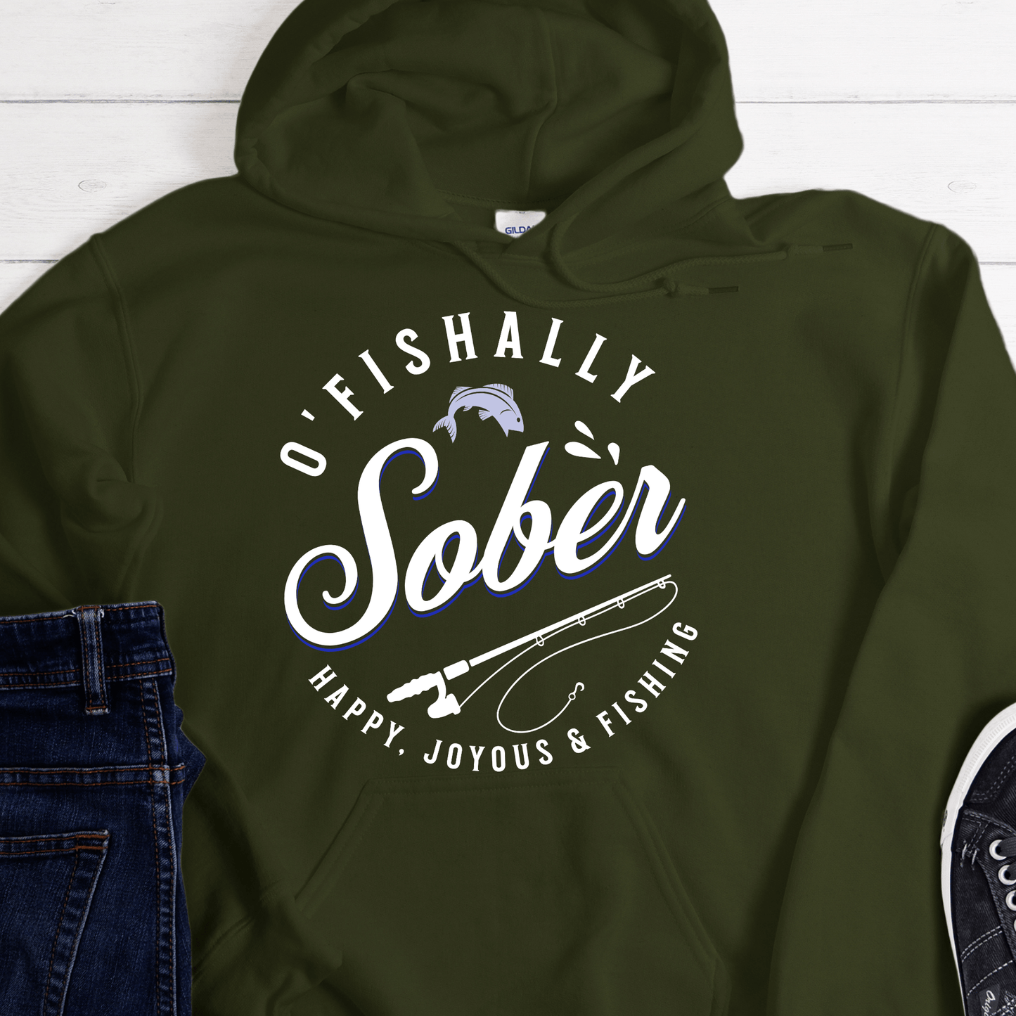 Recovery Hoodie | Inspiring Sobriety |  O'Fishally Sober