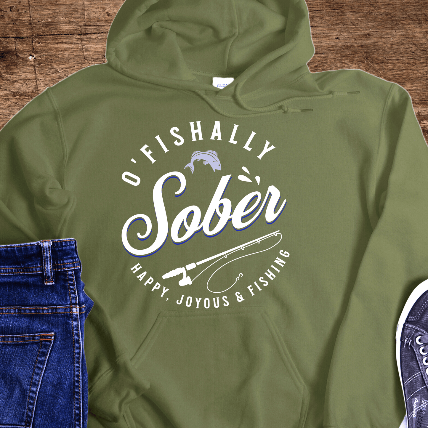 Recovery Hoodie | Inspiring Sobriety |  O'Fishally Sober