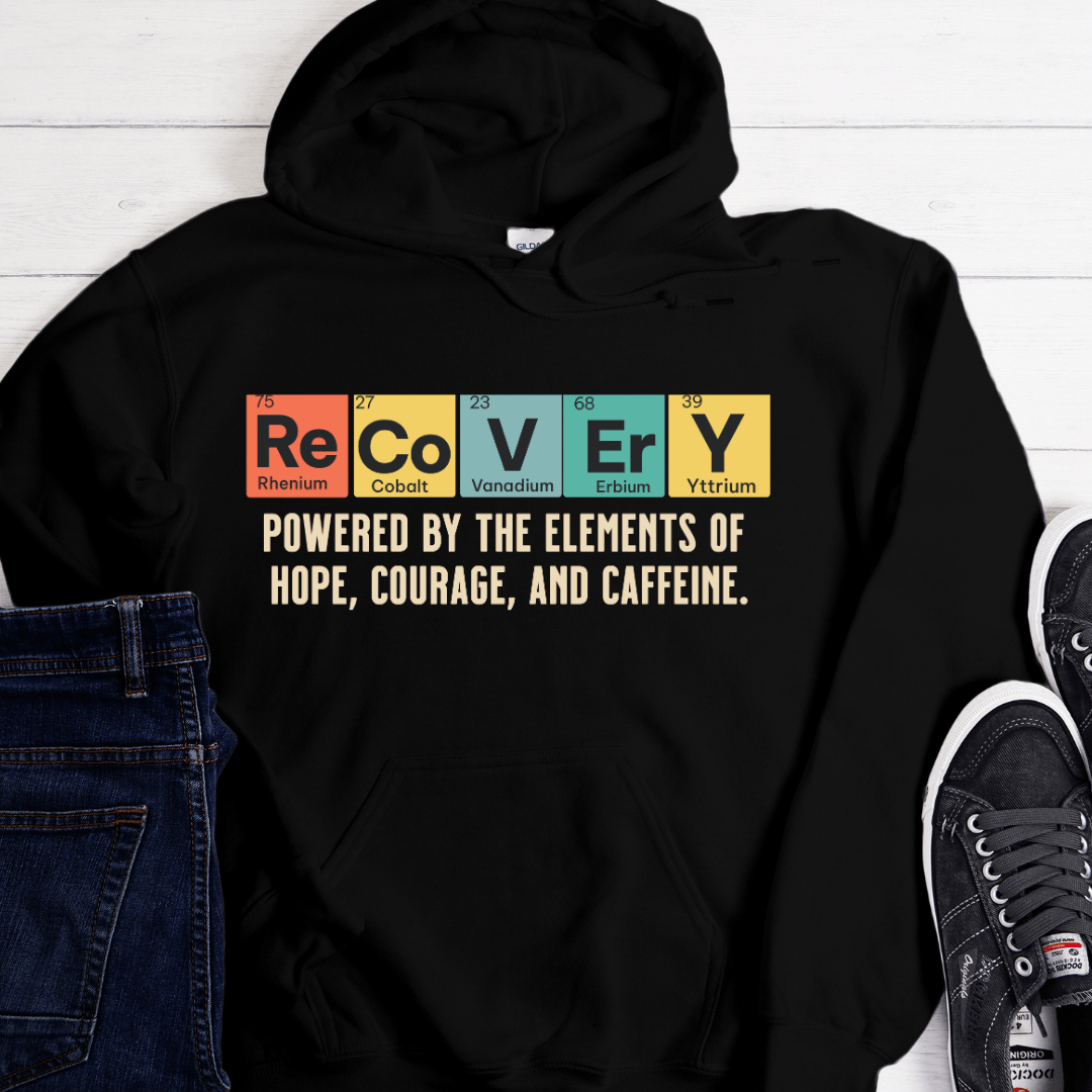 Recovery Hoodie | Inspiring Sobriety |  Recovery Period Table