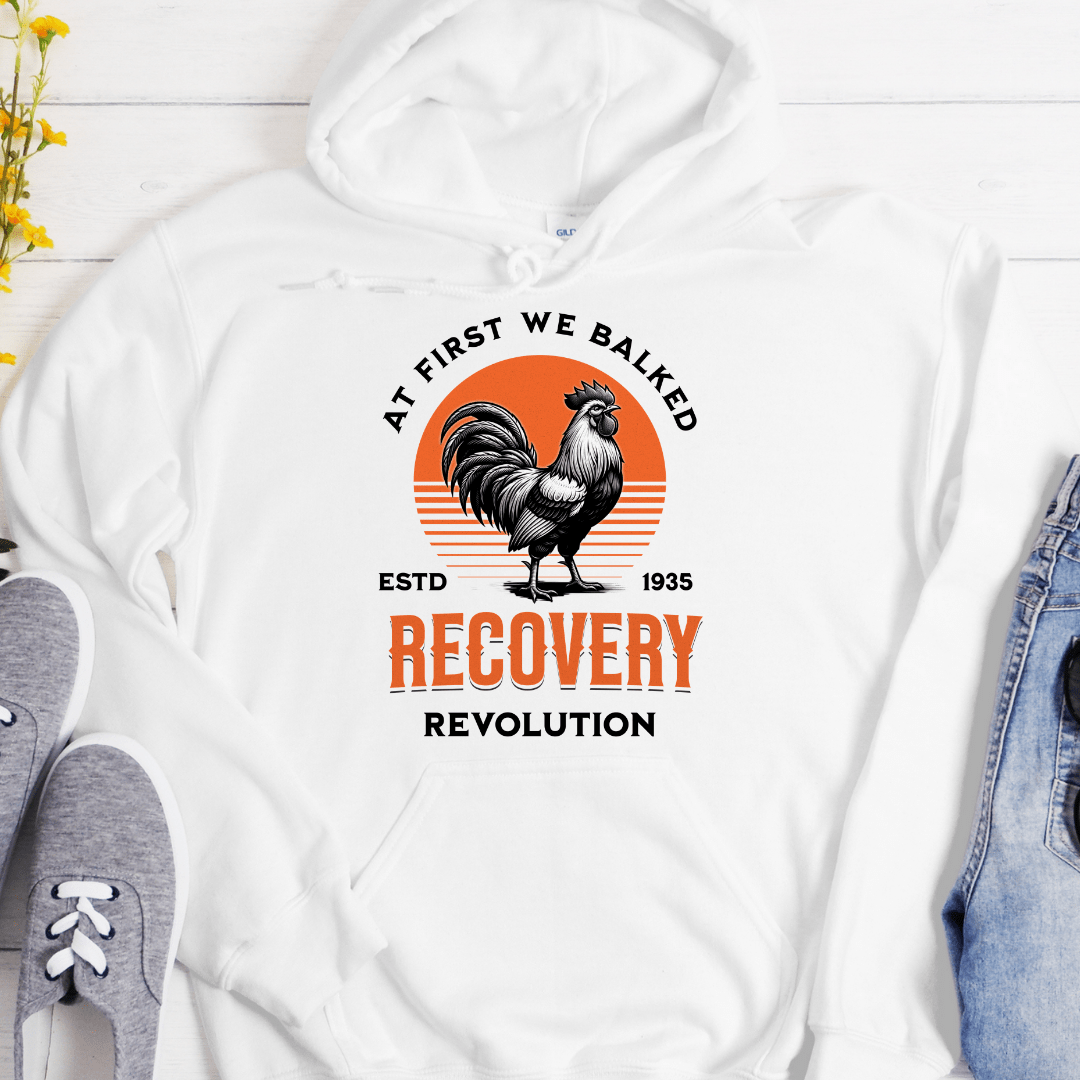Recovery Hoodie | Inspiring Sobriety |  Recovery Revolution Rooster