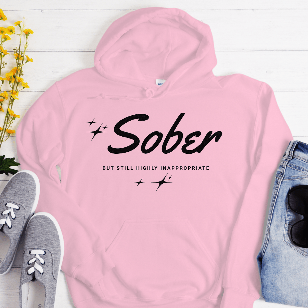 Recovery Hoodie | Inspiring Sobriety |  Sober -  But Still Highly Inappropriate