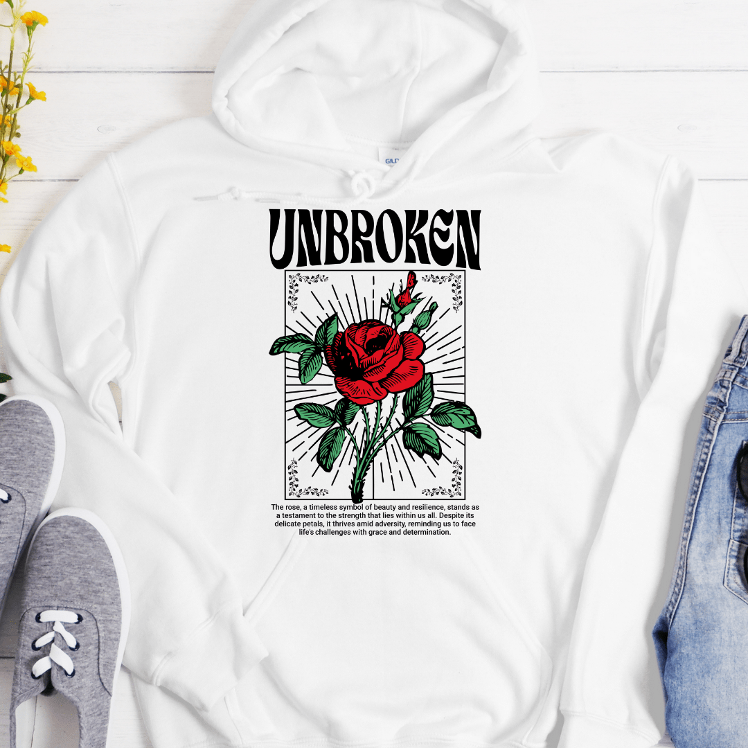 Recovery Hoodie | Inspiring Sobriety | Unbroken Rose