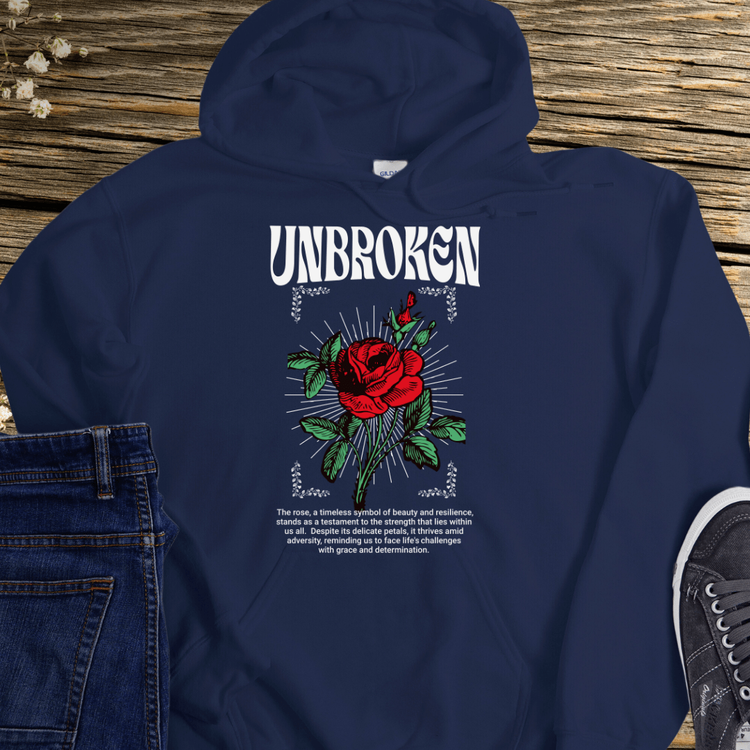 Recovery Hoodie | Inspiring Sobriety | Unbroken Rose