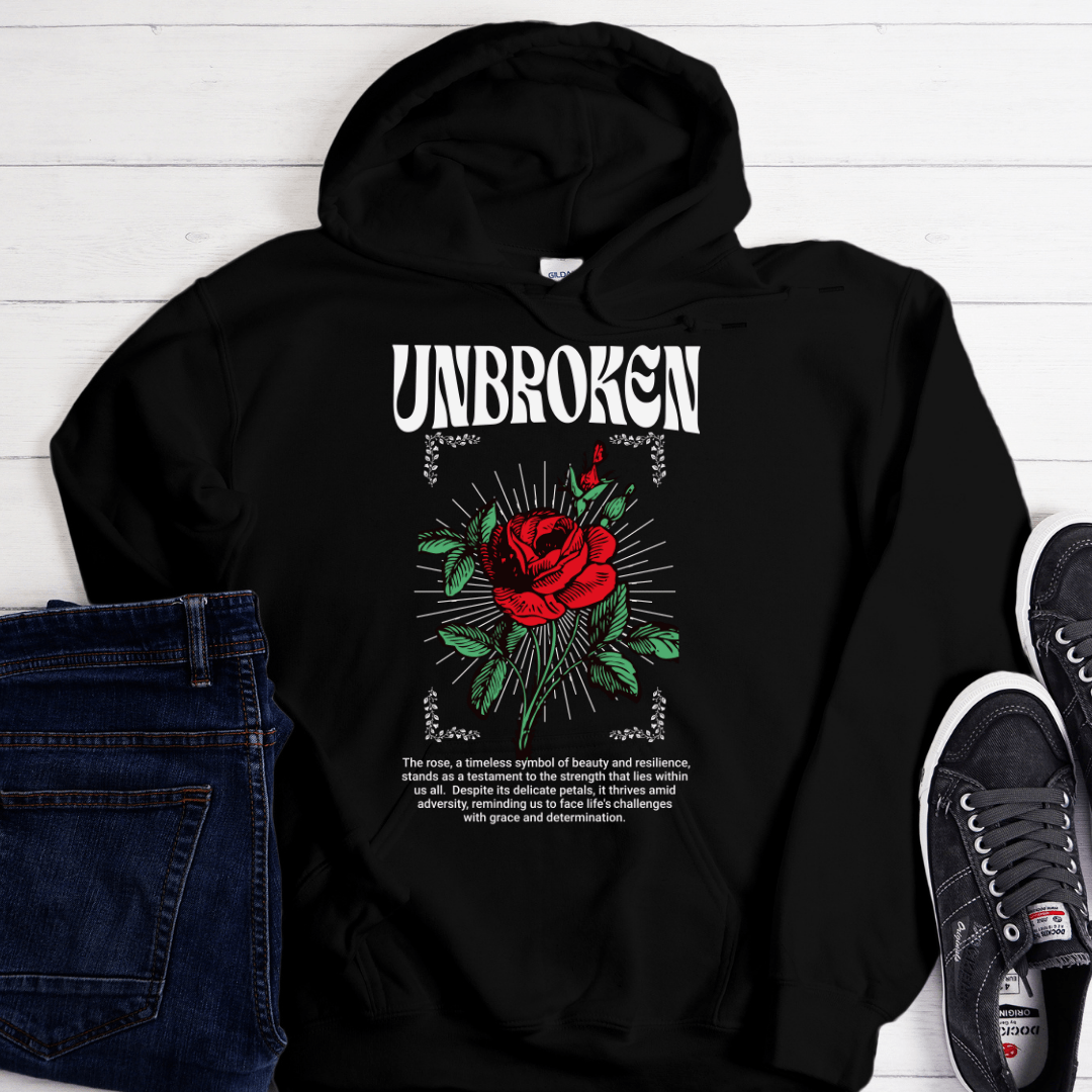 Recovery Hoodie | Inspiring Sobriety | Unbroken Rose