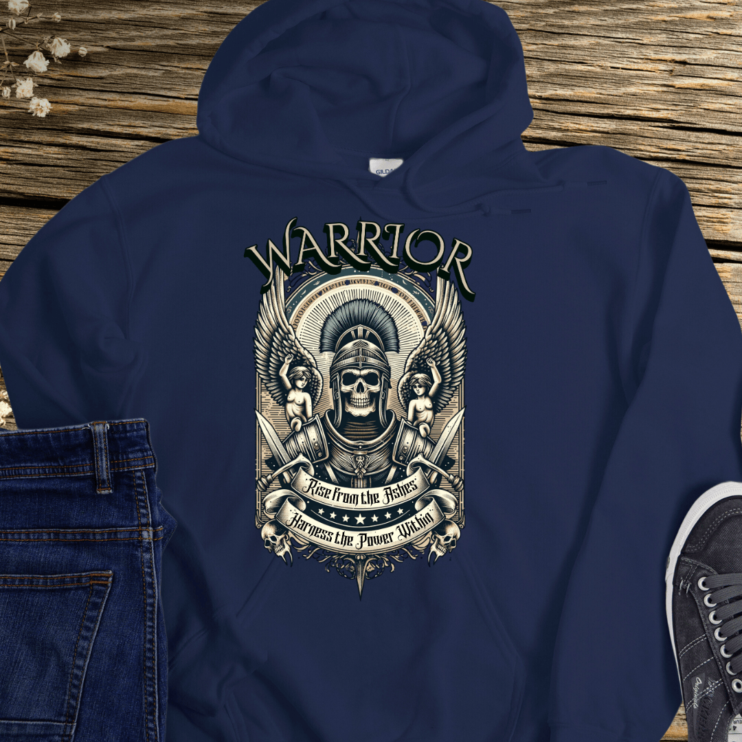 Recovery Hoodie | Inspiring Sobriety |  Warrior - Rise From The Ashes