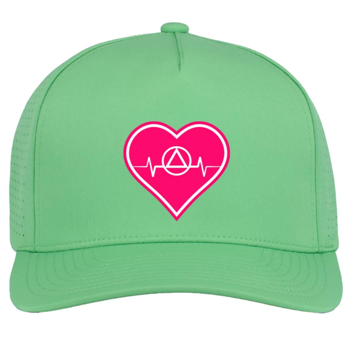 Recovery Snapback Hat | Inspiring Sobriety | AA Symbol Heartbeat
