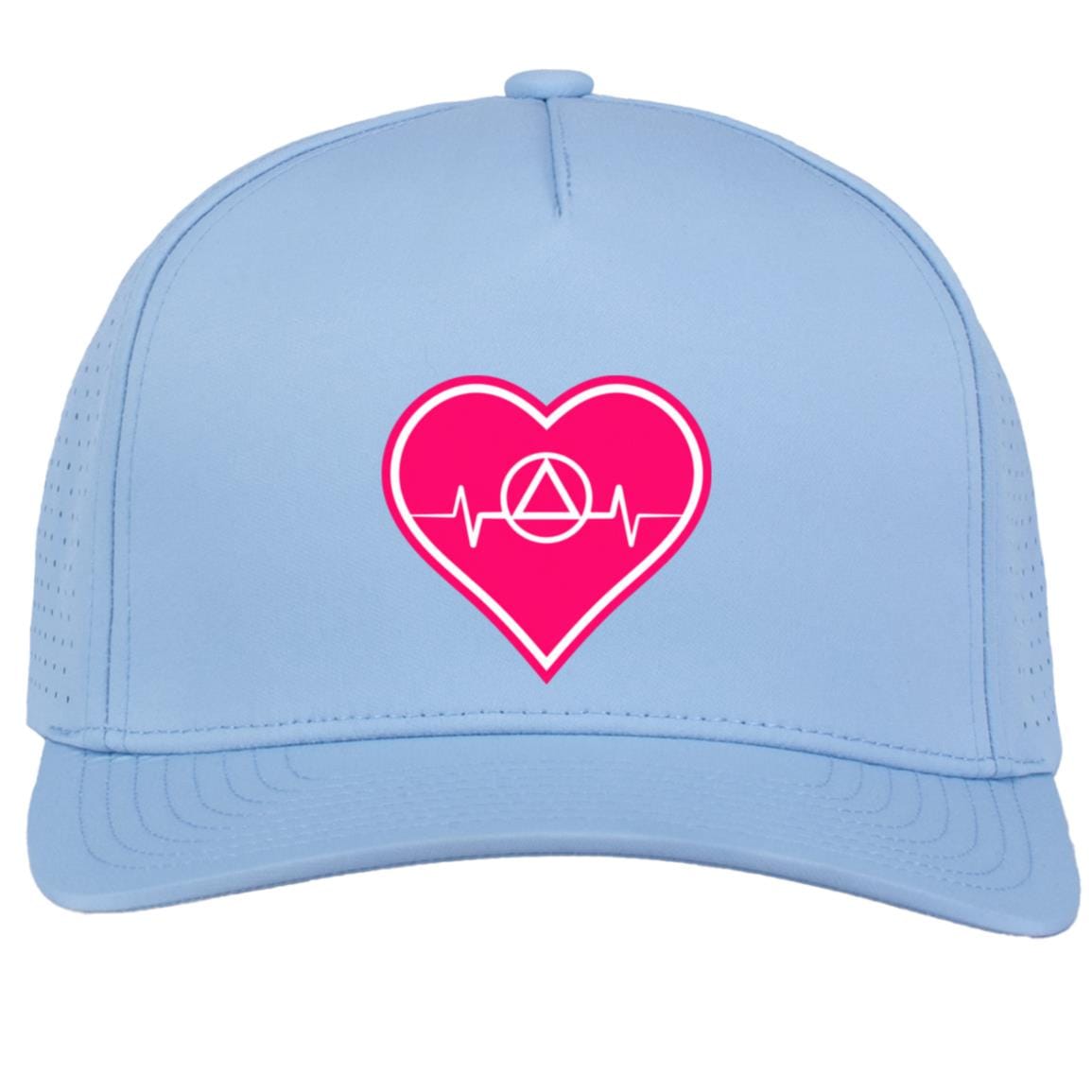 Recovery Snapback Hat | Inspiring Sobriety | AA Symbol Heartbeat