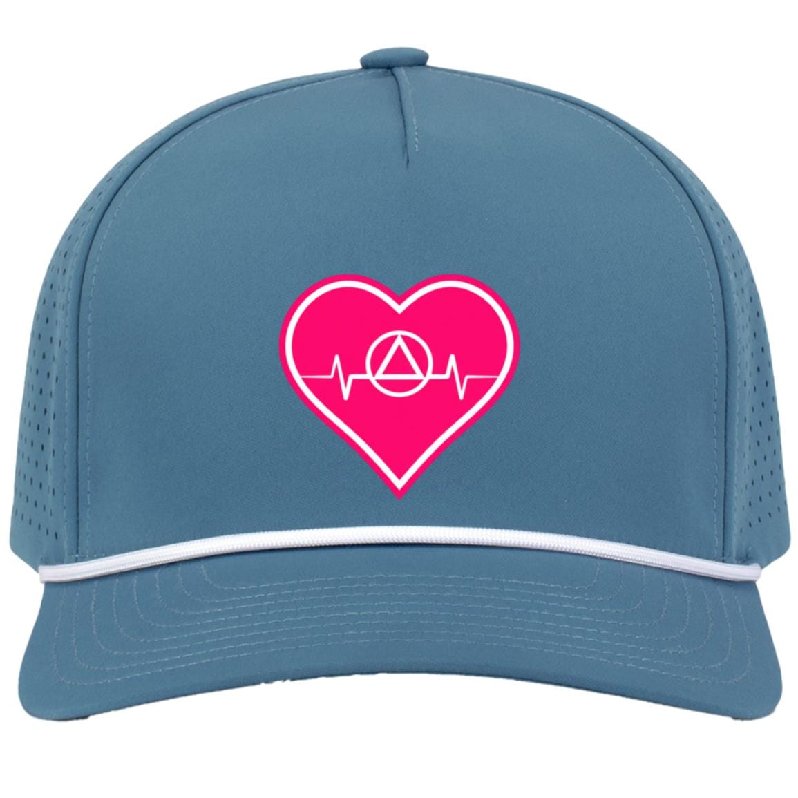 Recovery Snapback Hat | Inspiring Sobriety | AA Symbol Heartbeat