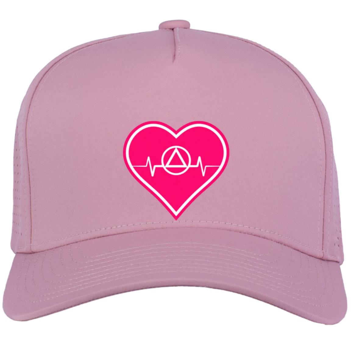 Recovery Snapback Hat | Inspiring Sobriety | AA Symbol Heartbeat