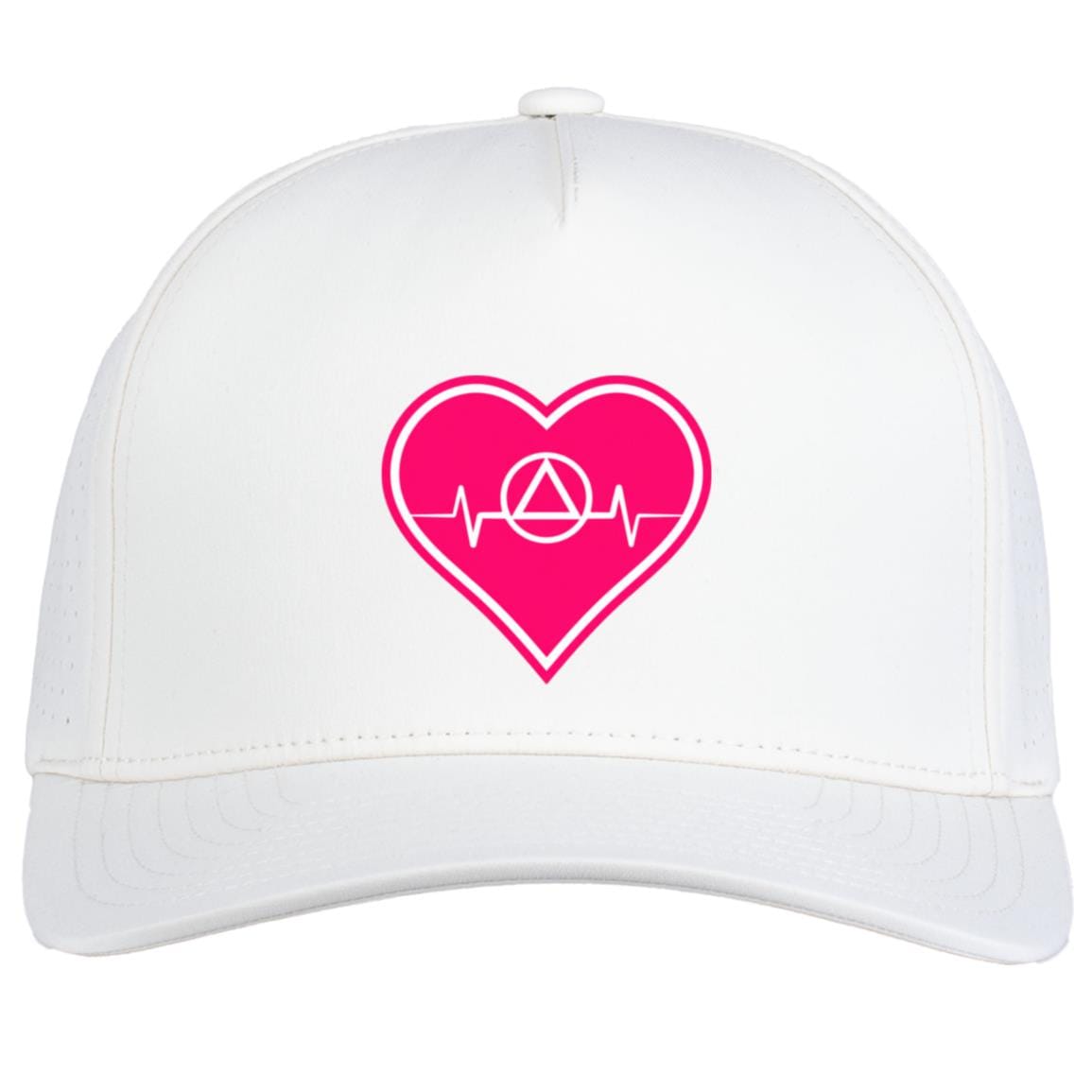 Recovery Snapback Hat | Inspiring Sobriety | AA Symbol Heartbeat