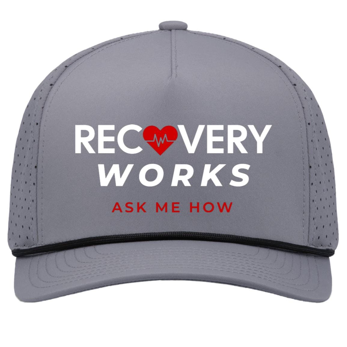 Recovery Snapback Hat | Inspiring Sobriety | Recovery Works Ask Me How
