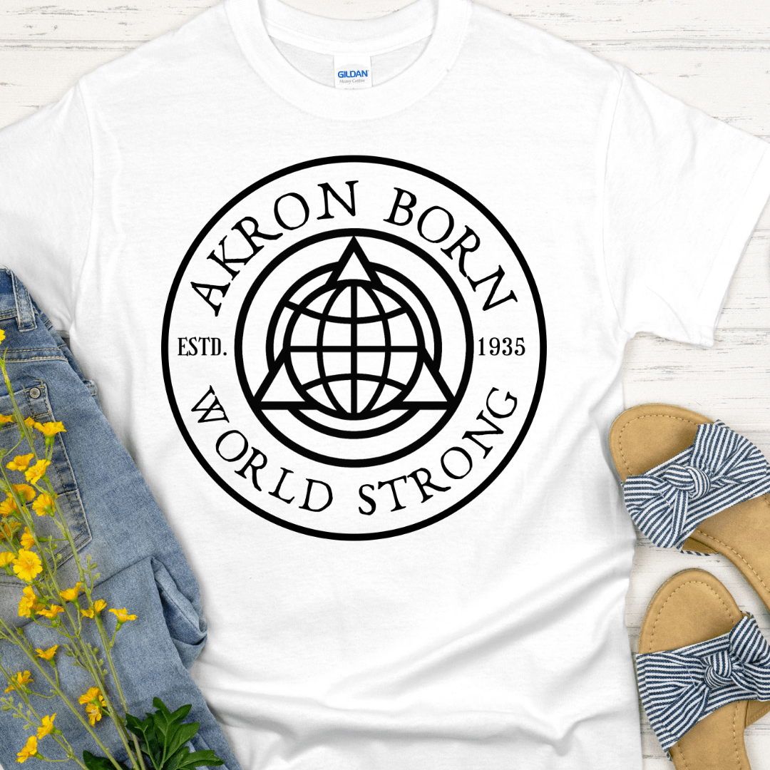Recovery T-Shirt | Inspiring Sobriety |  Akron Born, World Strong