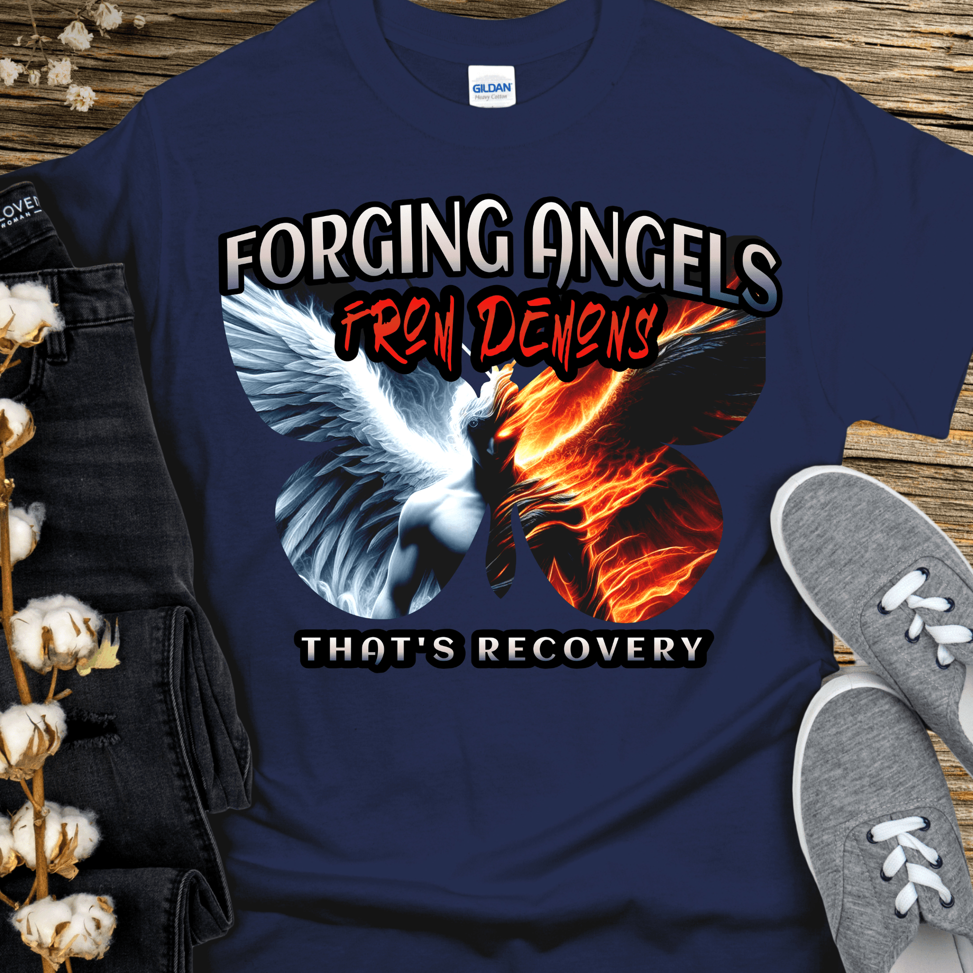 Recovery T-Shirt | Inspiring Sobriety |  Angels From Demons