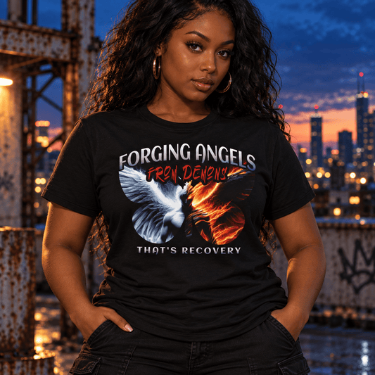Recovery T-Shirt | Inspiring Sobriety |  Angels From Demons