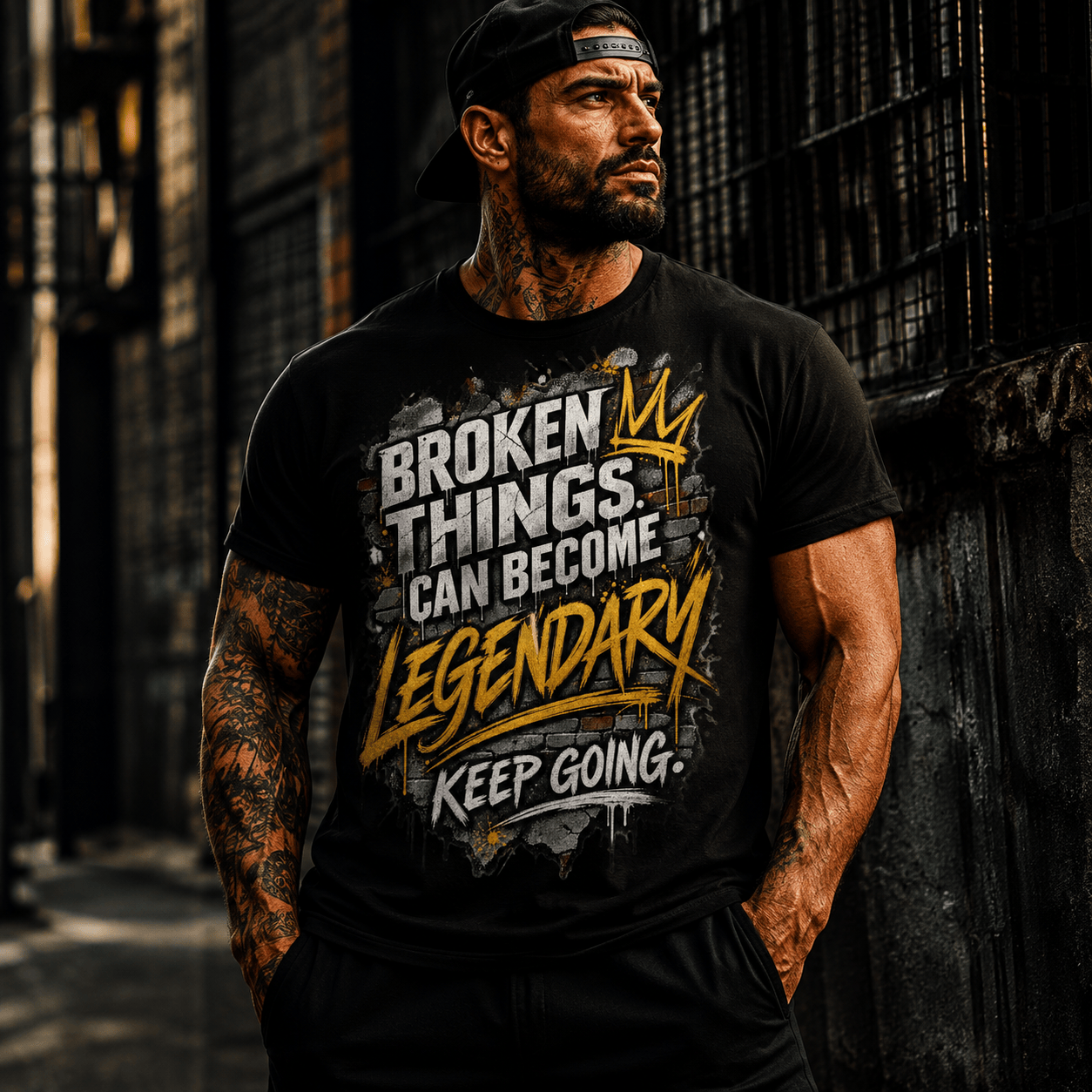 Recovery T-Shirt | Inspiring Sobriety |  Broken Things Can Become Legendary