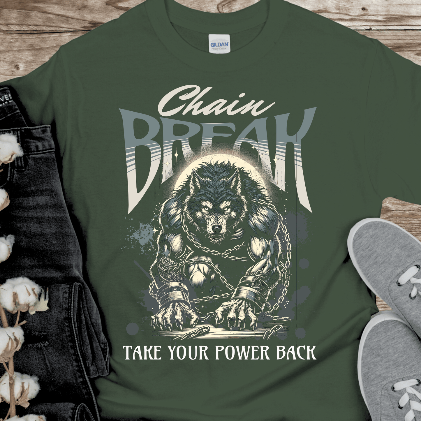 Recovery T-Shirt | Inspiring Sobriety |  Chain Break