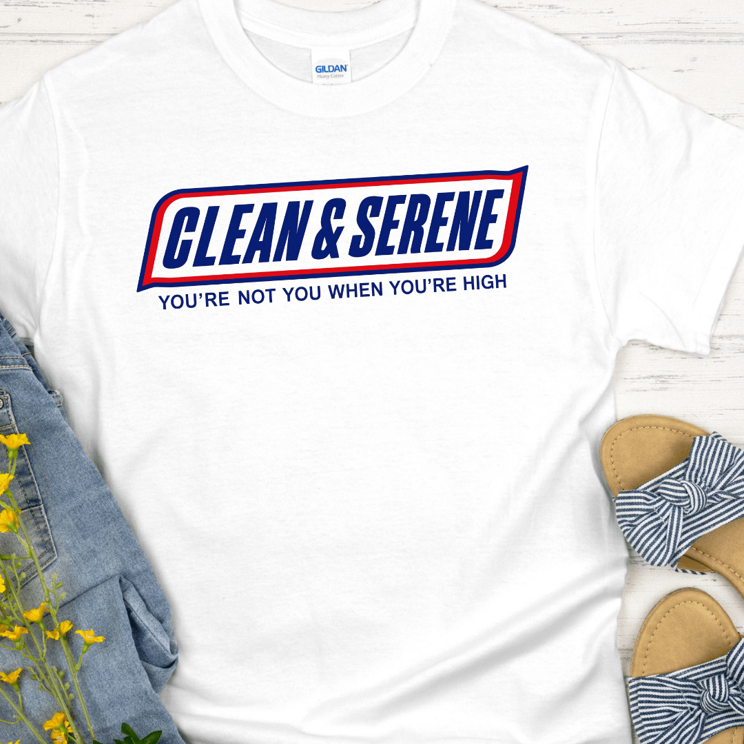Recovery T-Shirt | Inspiring Sobriety |  Clean & Serene