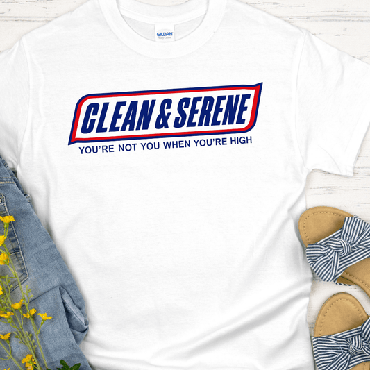 Recovery T-Shirt | Inspiring Sobriety |  Clean & Serene