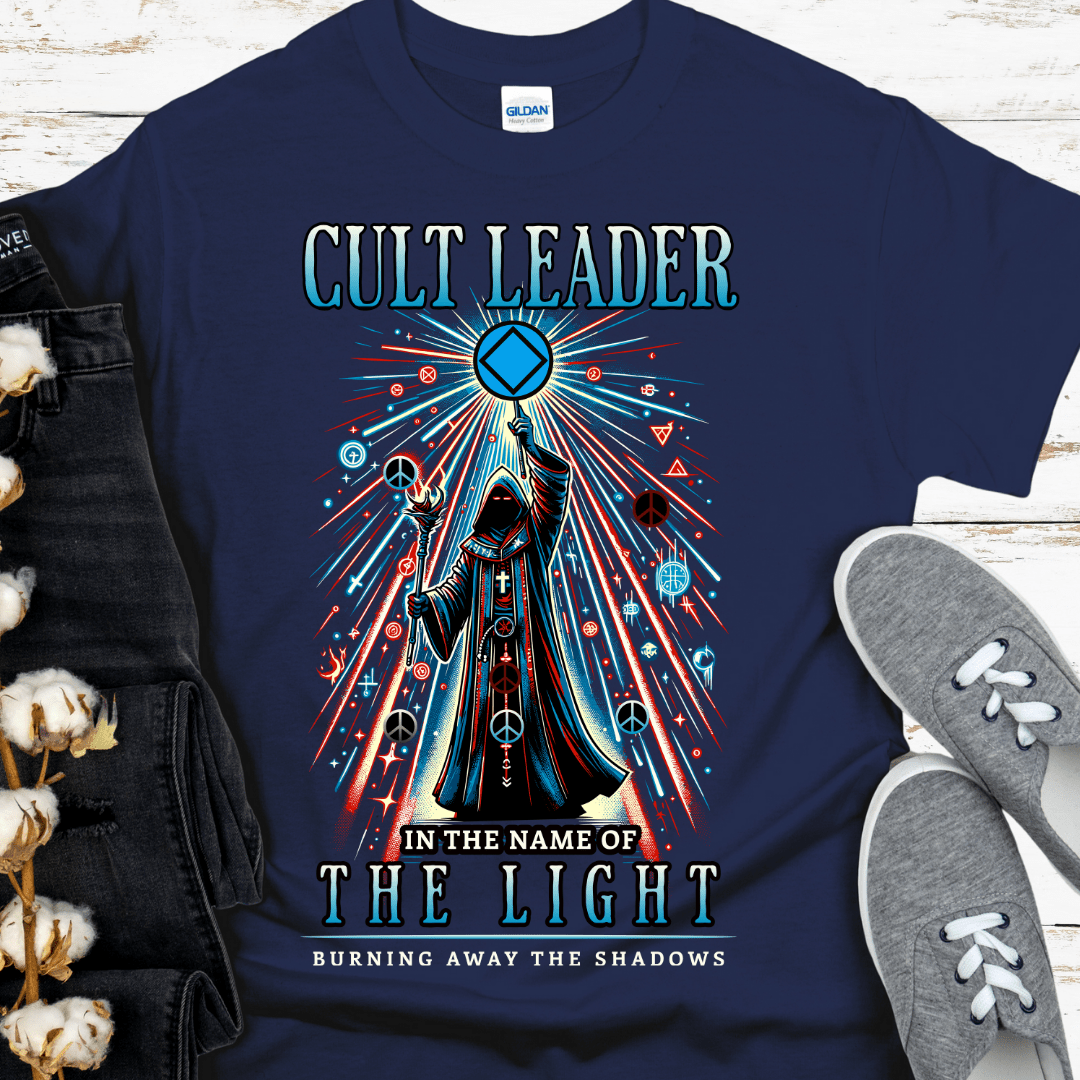 Recovery T-Shirt | Inspiring Sobriety |  Cult Leader (NA Symbol)