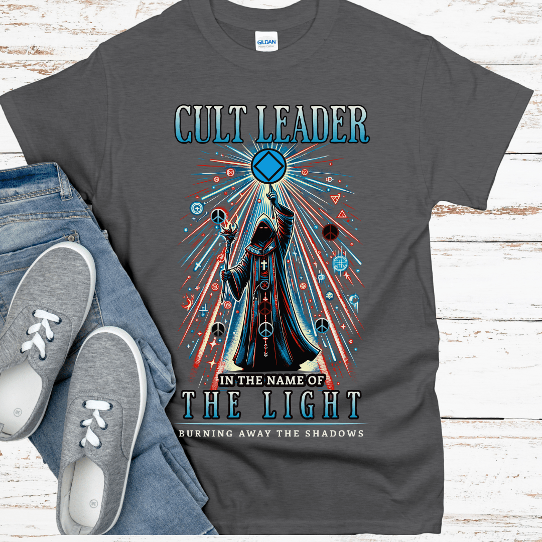 Recovery T-Shirt | Inspiring Sobriety |  Cult Leader (NA Symbol)