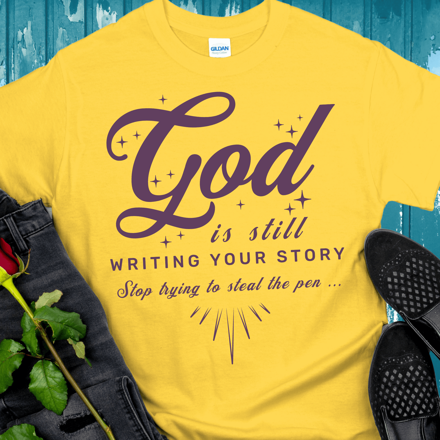 Recovery T-Shirt | Inspiring Sobriety |  God Is Still Writing Your Story