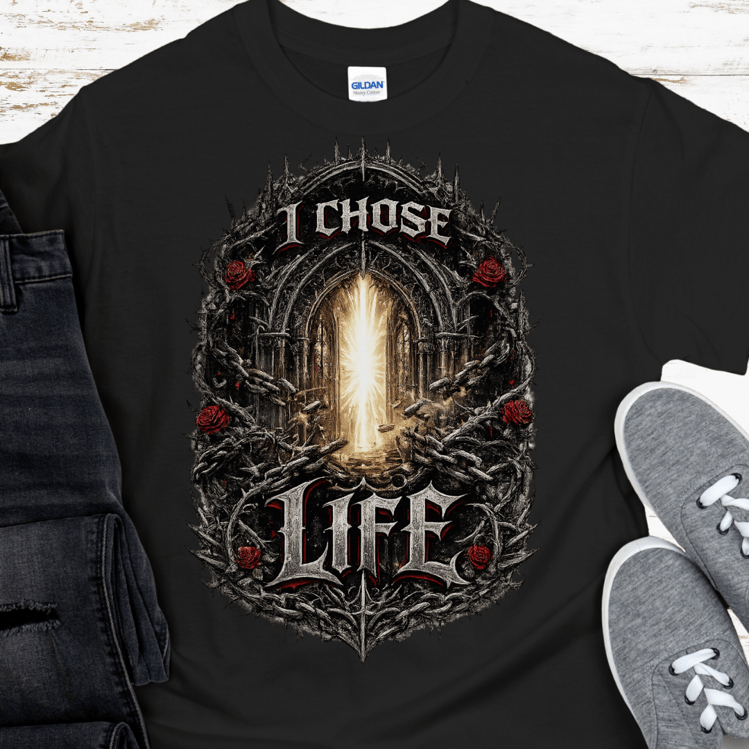 Recovery T-Shirt | Inspiring Sobriety |  I Chose Life