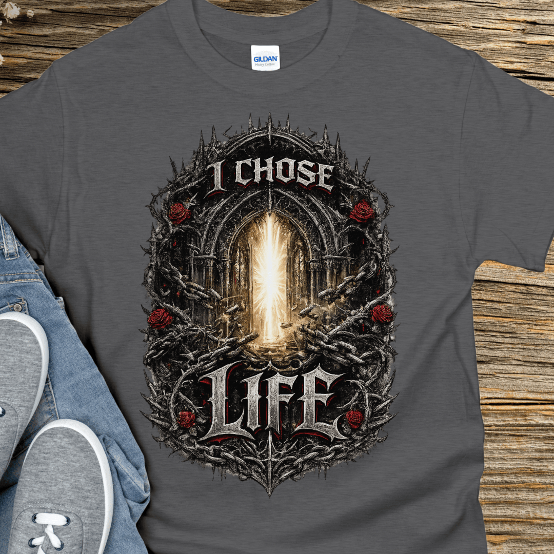 Recovery T-Shirt | Inspiring Sobriety |  I Chose Life
